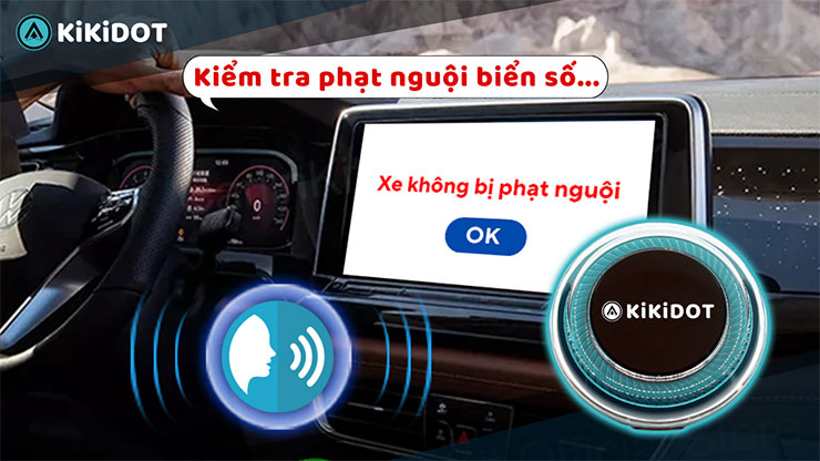 Dễ dàng kiểm tra phạt nguội xe với Android Box KiKiDOT K15 pro