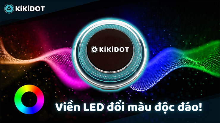 LED viền đổi màu trên Android Box KiKiDOT K15 Pro